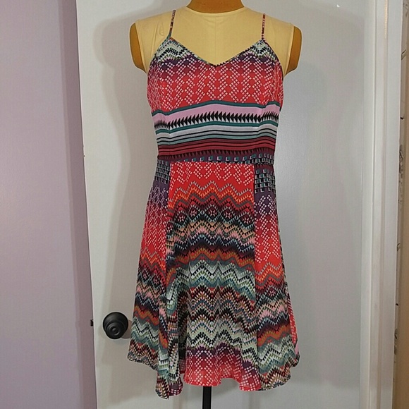 love, Fire Dresses & Skirts - NWT Colorful Sleeveless Love, Fire Dress size XL